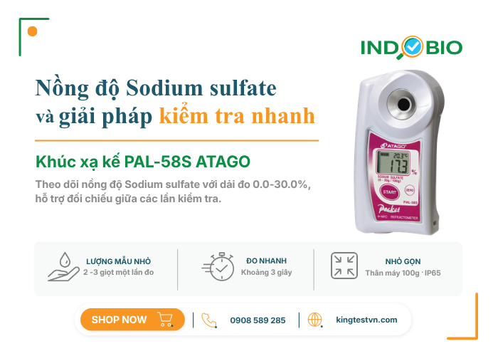 khúc xạ kế đo Sodium sulfate PAL-58S